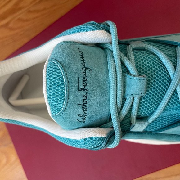 Blue Skylar Sneaker from Salvatore Ferragamo - Picture 8 of 13